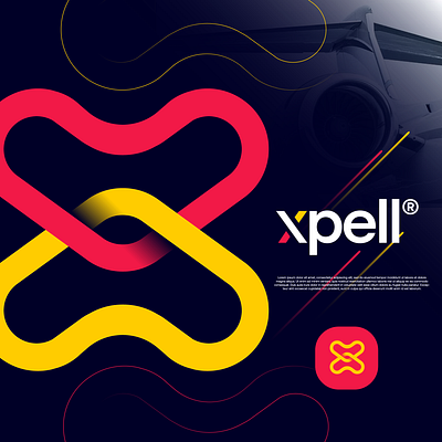 Xpell branding design gradient illustration logo logo design logodesign modern technology ui