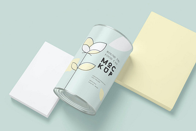 Tin Can Mockups brand branding can design food free freebie graphic design identity illustration label mockup photoshop psd psd mockup scene tin tin can tin can mockup ui