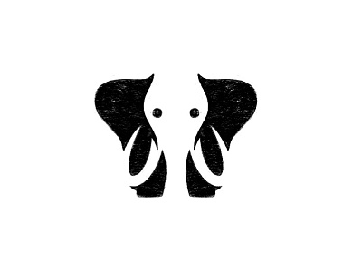 Elephant sketch animal animal logo brand identity branding brandmark custom logo design design elephant elephant logo identity identity designer illustration logo logo design logo designer mark negative space process sketch