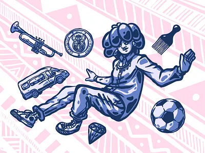 Johannesburg CBD african afro fashion hair hypebeast joburg johannesburg patterns pink purple sneakerhead soccer