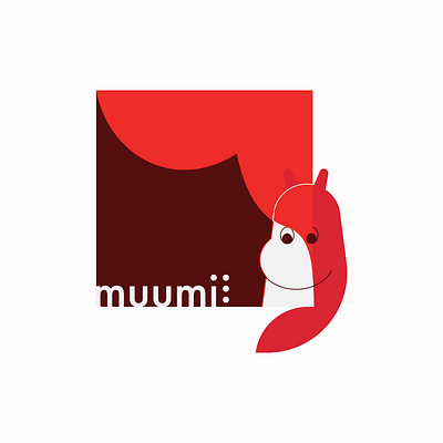 muumi branding design icon identity illustration illustrator logo