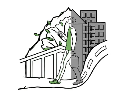 Happy Camper branding camping forest graphic design illustration line art logo mood nature outdoor recreation center vacation vacation home