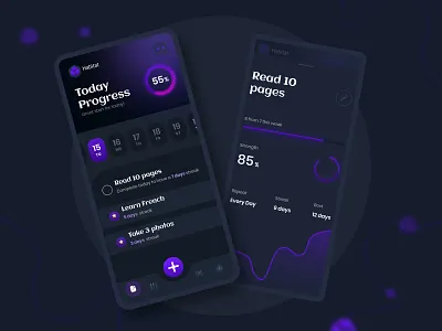 Habitat Mobile Application design logo minimal mobile typography ui uidesign uiuxdesign user experience user interface ux