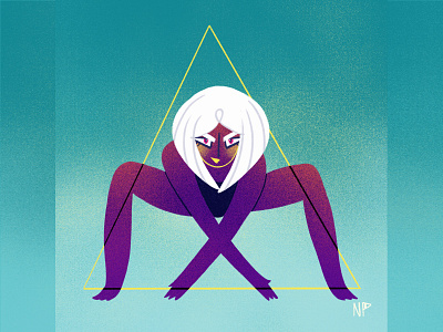 Elastic Unicorn 2/3 dance digital art digital illustration elastic girl elastic unicorn feminist feminist art geometric shapes girl power graphic design grl pwr naive style pole dance spider unicorn woman women women empowerment yoga yoga pose