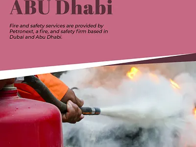 Fire And Safety Companies In ABU Dhabi graphic design