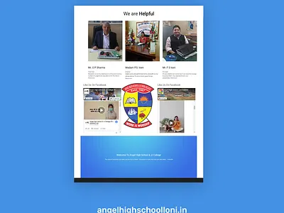 Website for Angel Highschool website design website redesign wordpress