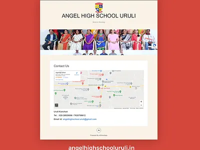 Website for Angel high school css w website design website redesign wordpress