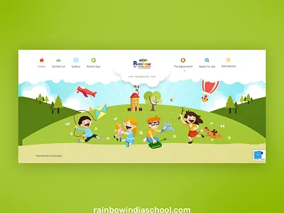 WordPress website for Rainbow India School css website design website redesign wordpress