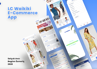 LC Waikiki E-Commerce App Design adobe xd app design app ui ecommerce app interaction design micro interaction mobil app ui ux