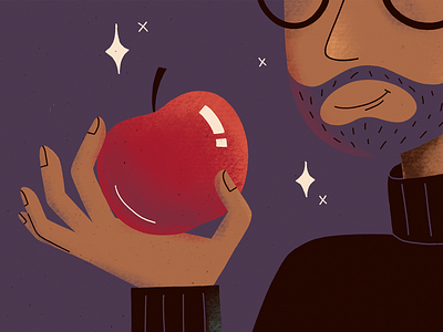 "Goodnight, Startup!" book illustration apple character digital illustration illustration procreate startup steve jobs turtleneck
