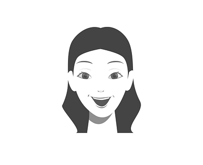 Woman Sketch (laughing) character clean design face facial expression illustration laugh people process simple sketch