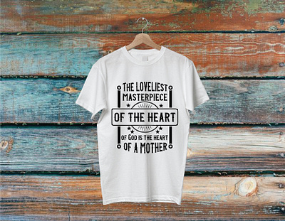 The loveliest masterpiece of the heart of God is the heart of a branding design illustration logo t shirt t shirt design t shirt illustration typography ui vector