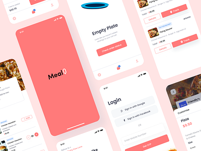 MealQ - Food App food food app food ordering foodie ordering restaurant restaurant listing