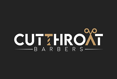 BARBER LOGO barber logo black logo design illustration illustrator logo scirror logo typography vector