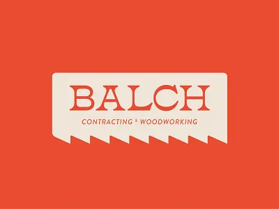 Prescott Balch architecture blade branding business color construction contractor design freelance groovy identity illustration illustrator logo modern orange saw serrated vibe