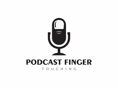 podcast finger finger logo podcast podcast finger touch