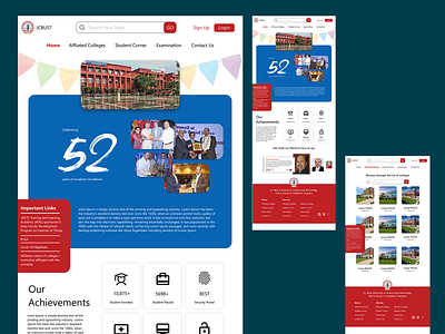College Website UI anniversary website celebration website college celebration ui college fest ui college ui college website college website ui ui ui ux ui ux website university website university website ui website