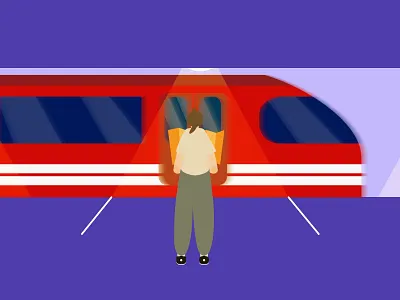 Subway design flat graphic design illustration illustrator minimal vector