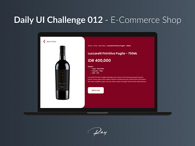 Daily UI Challenge 012 - E-Commerce Shop 100 days challenge branding design ui web website