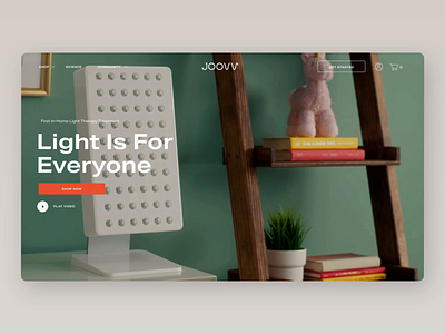 New Website for Joovv animation design ecommerce layout typography ui ux web design