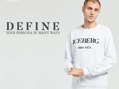 Iceberg Clothing branding design