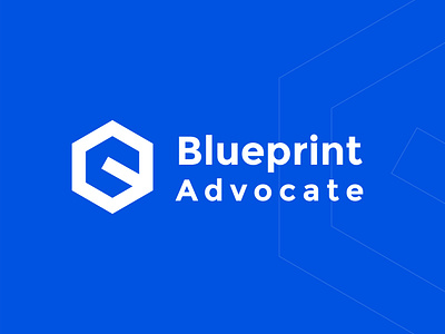 Blueprint Advocate Brand Identity bitcoin blockchain blueprint brand identity branding crypto financial identity logo minimalist logo token web 3.0