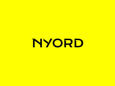Nyord - Construction Logo #3 abstract brand identity construction construction identity construction logo letter letters logo logo design modern wordmark wordmark logo