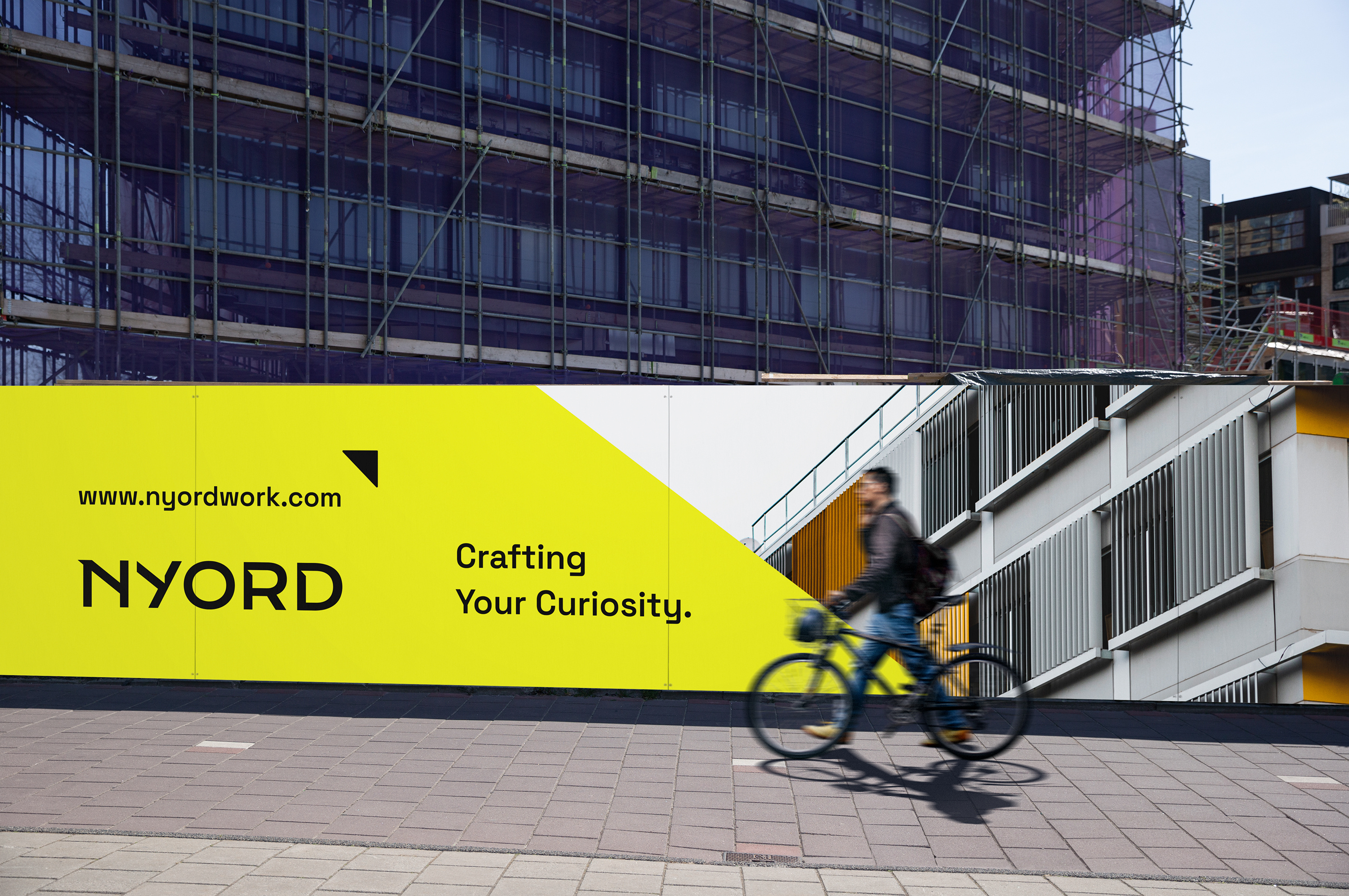 Nyord - Construction Materials abstract brand identity construction construction logo letter letters logo logo design modern wordmark