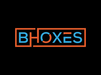 Hhoxes bhoxes logo logotype text logo unique unique logo