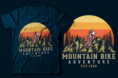 Mountain adventure t shirt summer