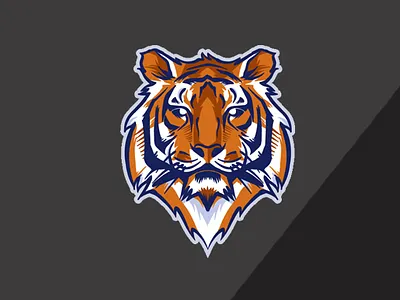 Tiger Head Logo branding crafts design graphic design logo mascot game mascot logo tige head logo tshirt design