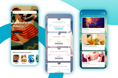 Travel App Concept app creative creative design design illustration logo travel ui ux vector