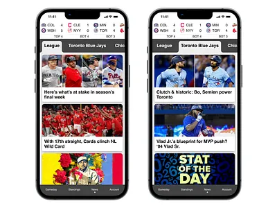 News (Mobile) design ui ux