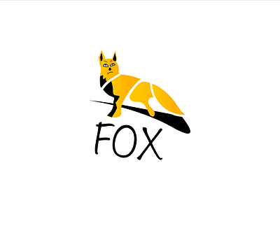 A fox logo branding design icon illustration illustrator logo logo 2d minimal ui vector