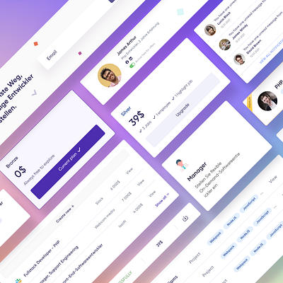 Job search system design job profile search system ui uikit user ux