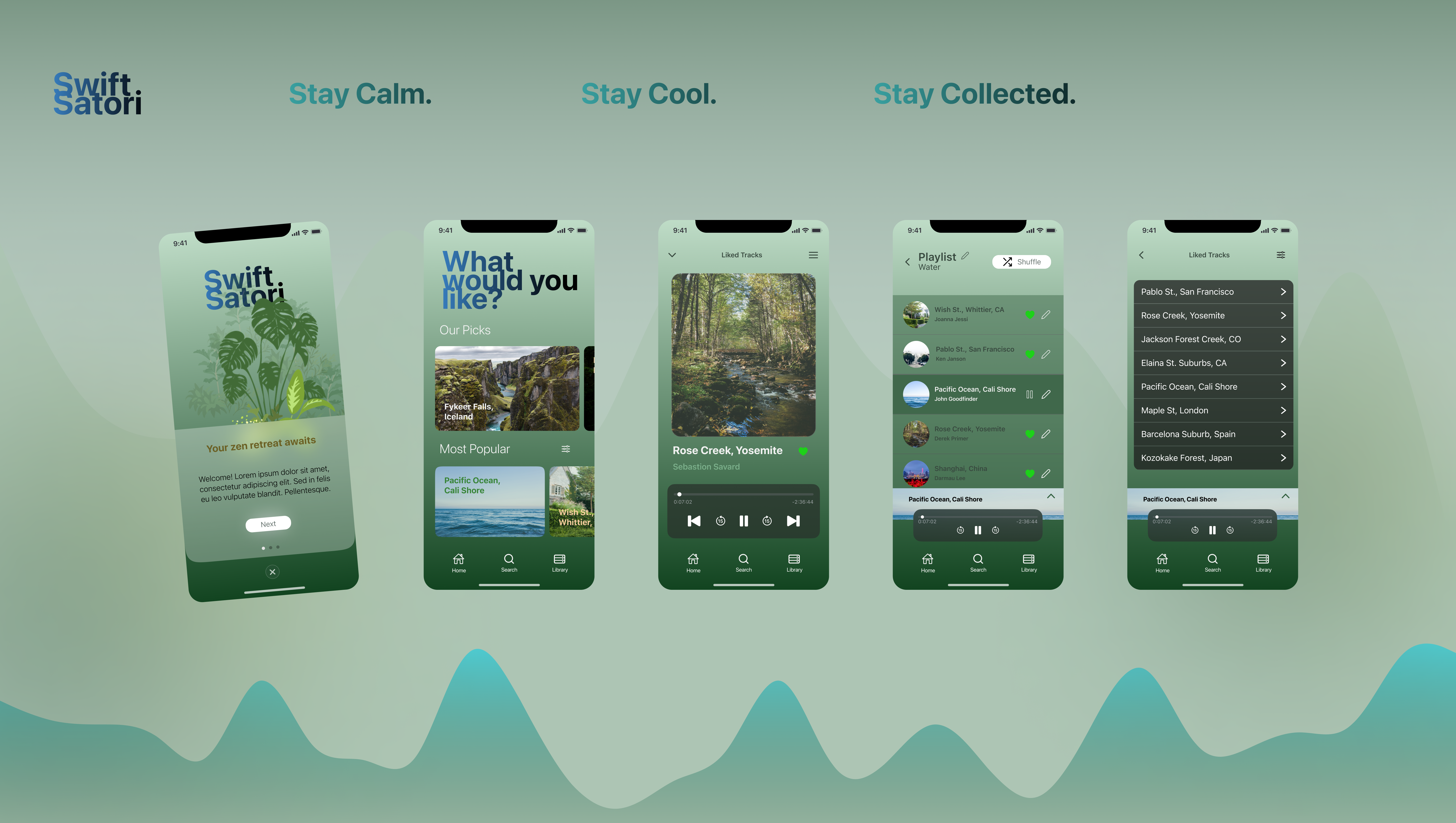 Example of Swift Satori (Meditation Soundscape App) / Part 2