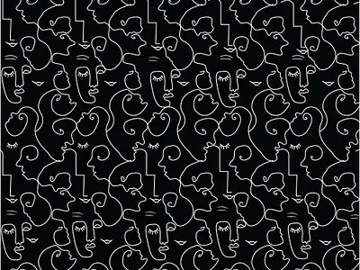 Face pattern artwork cover design design fabric design fabric pattern face pattern facebook ad graphic design illustration logo logodesign pattern pepoll