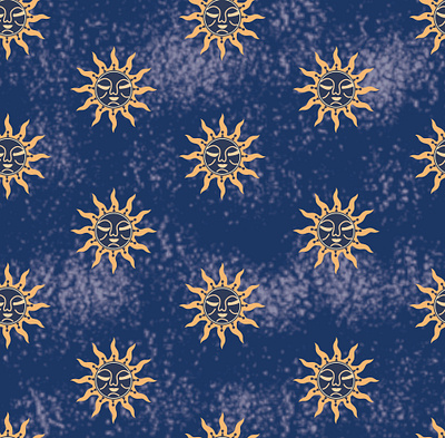 sun repeated pattern artwork cover design design fabric design fabric pattern facebook ad illustration kid pattern logo logodesign pattern