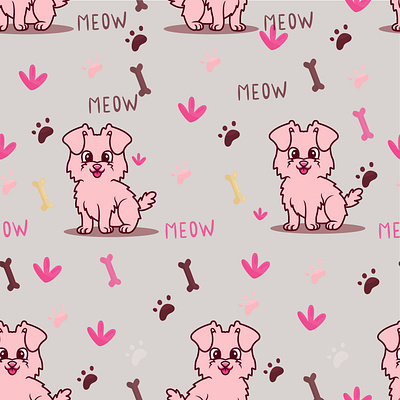 Cat pattern artwork cover design design fabric design fabric pattern facebook ad illustration logodesign pattern