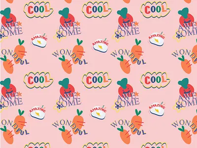 Kid pattern artwork cover design design fabric design fabric pattern graphic design illustration logodesign pattern