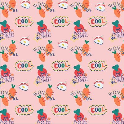 Kid pattern artwork cover design design fabric design fabric pattern graphic design illustration logodesign pattern