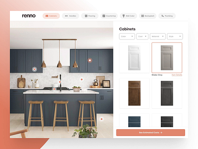 Renno Loading Animation after effects animation clean digital flat home renovation interior design loading minimal onboarding orange renno simple spinner ui