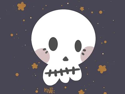 Halloween - Skull illustration