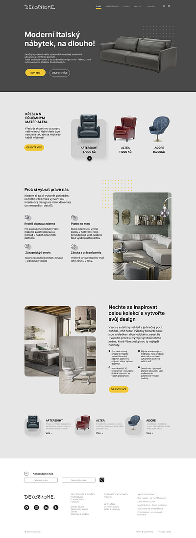 Dekorhome - WEBDESIGN design graphic design ui ux