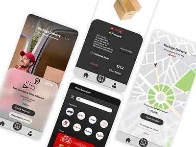 Package Delivery ui ux