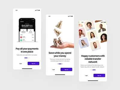Aviento : Mobile App Onboarding app app design application application design card interface ios screens mobile mobile app mobile design mobile interface mobile payment mobile screen onboarding onboarding screen onboarding screens product design ui user interface ux