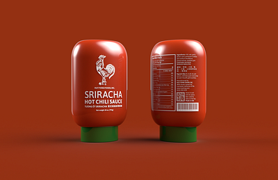 Huy Fong Sriracha sauce branding design package redesign typography