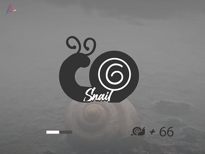 66 Snail - Pen Logo 66 adobe illustrator awesome logo branding design services designer figma logo snail