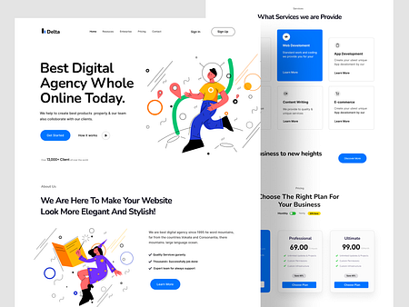 Blog Page UI by Madhu Miah on Dribbble