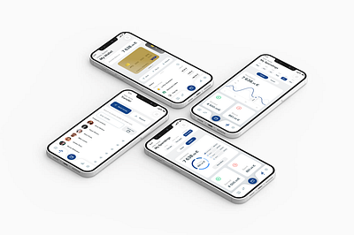 Bank App Redesign app bank design freelance graphic design mobile app ui uiux ux work